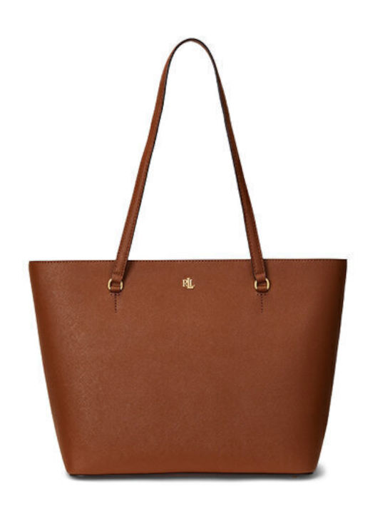 Ralph Lauren Δερμάτινη Γυναικεία Τσάντα Shopper...