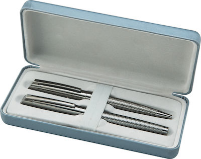 Μεταλλικά Pen Set Ballpoint Silver