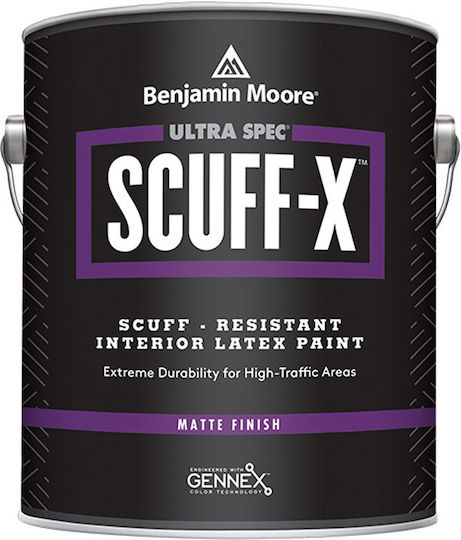 Benjamin Moore Scuff-x Plastik Farbe für Innenbereich Verwendung Weiß 3.78Es