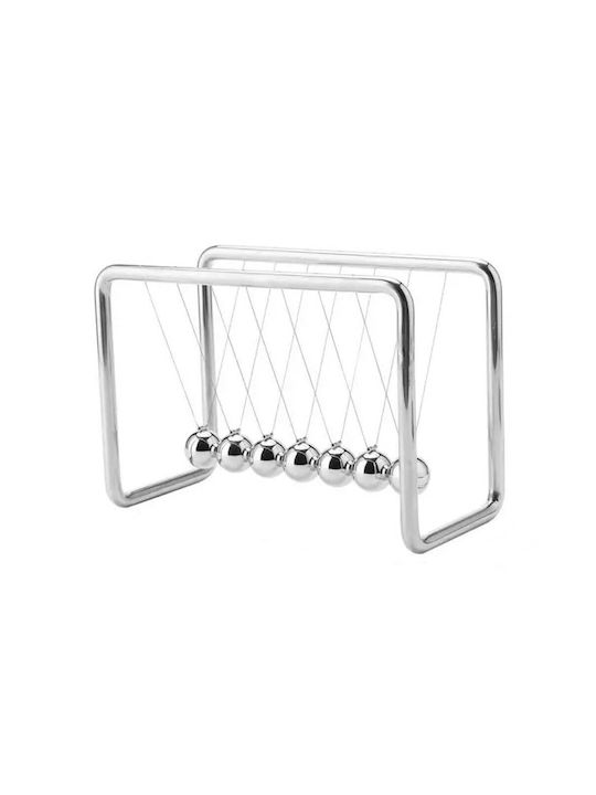 Leagănul Lui Newton Pentru Accesorii De Decor Pentru Birou Din Metal 18x9x13cm În Culoare Argintie