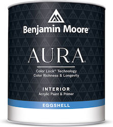 Benjamin Moore Aura Πλαστικό Χρώμα Ακρυλικό για Εσωτερική Χρήση Aura eggshell 946ml