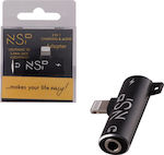 NSP Converter Lightning male to 3.5mm / Lightning female