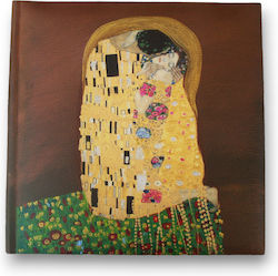 Artifact Άλμπουμ Φιλί του Klimt 30 Σελίδων Καφέ από Δερματίνη 24x24εκ. Artifact Άλμπουμ Φιλί του Klimt 30 Σελίδων Καφέ από Δερματίνη 24x24εκ.