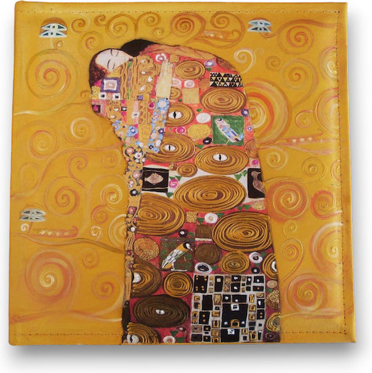 Artifact Album Embrace of Klimt 30 Pages Yellow made of Leatherette 24x24cm