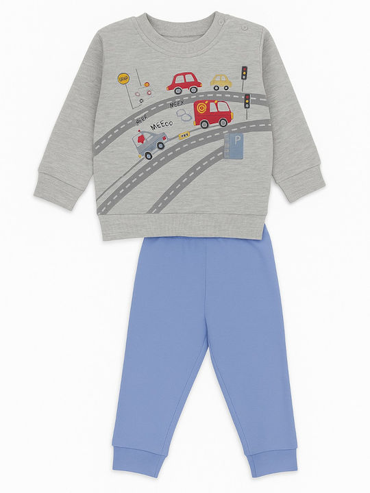 Venere Kinder Schlafanzug Winterlich Grey