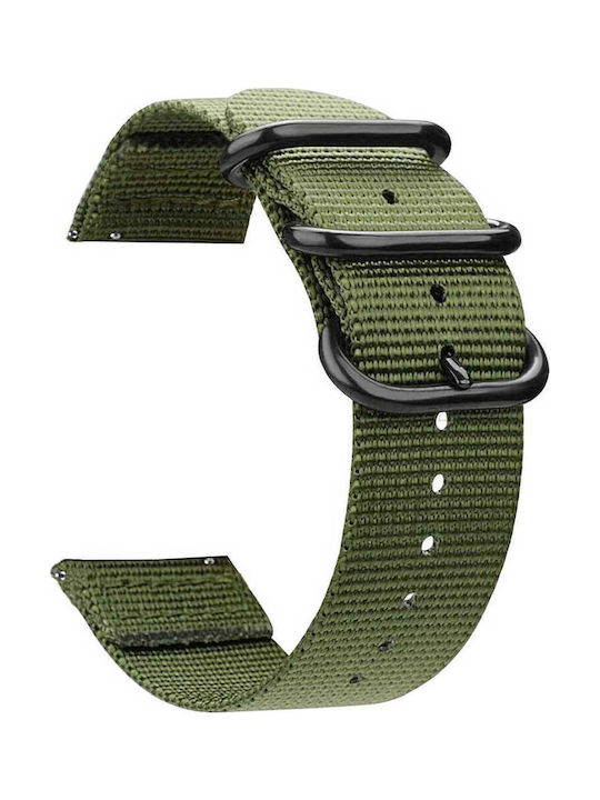 KOSTELO Fabric curea Verde 22mm
