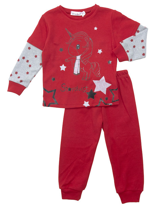 Stardust Kids Pyjamas Winter red