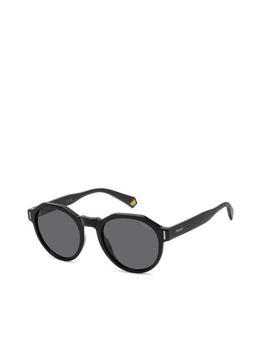 Polaroid Men's Sunglasses with Black Plastic Frame and Black Polarized Lens PLD6207/S 807/M9