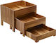 Ready Buffet Display Stand Wooden 43cm (3 Levels) 1pcs