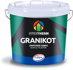 Vitex Σοβάς Ακρυλικός Σοβάς Υψηλής Ποιότητας Granikot Acrylic Flat Λευκός 1.5mm 2000735 25kg