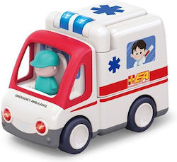 Hola Toys Vehicle Ασθενοφόρο with Music, Light, and Sounds for 36++ Months