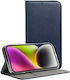 Techwave Smart Back Cover Leather Magnetic Navy Blue (Huawei Nova 9 SE / Honor 50 SE)