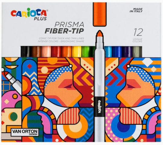 Carioca Bullet Tip 12 Drawing Markers
