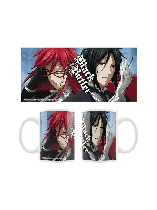 Black Butler Mug Ceramic Multicolored 320ml 1pcs