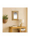 Next Tribeca Wall Mirror with Gray Wooden Frame 39x20cm 1pcs