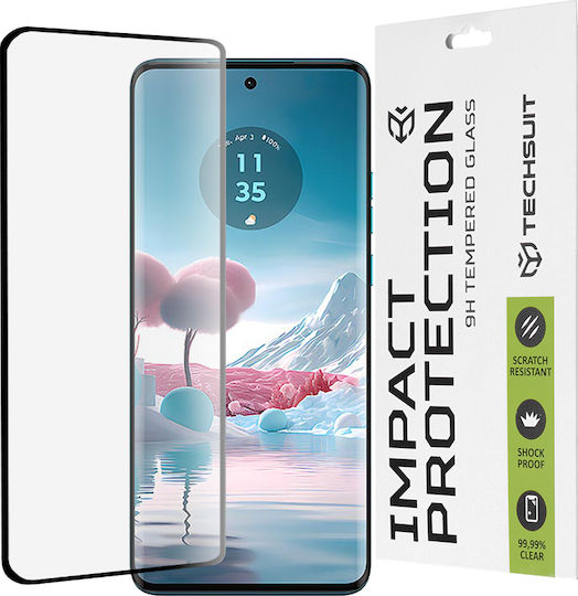 Techsuit 111d Full Glue Full Face Tempered Glass Μαύρο (Motorola Edge 40)