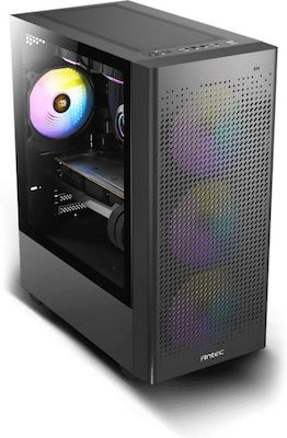 Antec NX500M ARGB Jocuri Mini tower Cutie de calculator Negru