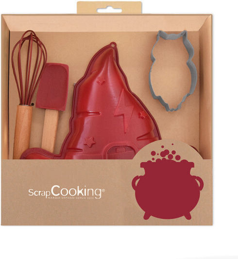 Scrap Cooking Σετ Εργαλείων Ζαχαροπλαστικής από Σιλικόνη 24.5cm 4τμχ