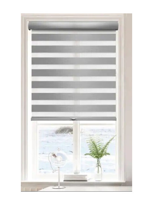 Frans Roller Blinds Partial Blackout Gray W140x...
