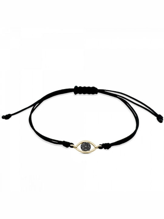 Ekan Damen Armband mit Design Auge aus Kabel mit Diamant