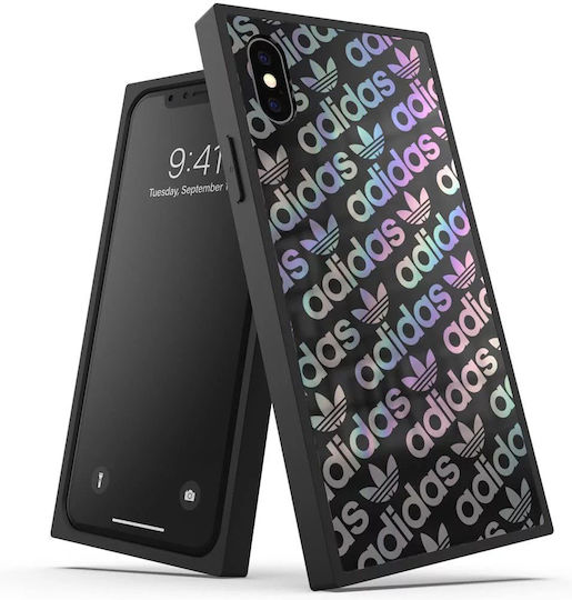 adidas Square Case Fw19 Back Cover Silicon Negru (iPhone X / XS)