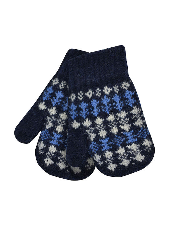 Brims and Trims Kinderhandschuhe MItten Marineblau