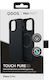 QDOS Back Cover Σιλικόνης Μαύρο (iPhone 13 Pro)