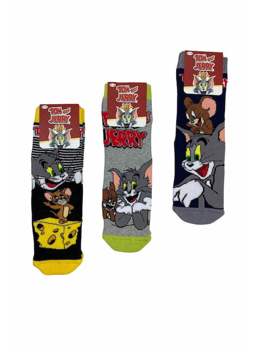 Disney Non-slip Kids' Long Socks Multicolour 3 Pairs