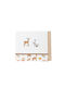 Baby Star Forest Friends Комплект Бебешки Чаршафи За Количка Памучни Бежов 75x100бр 2бр