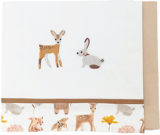 Baby Star Σετ Forest Friends Μπεζ 75x100εκ.