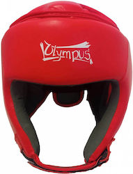 Olympus Sport Boxhelm Erwachsene Offenes Gesicht Rot