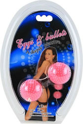 Baile Eggs & Bullets Vaginalbälle Rosa