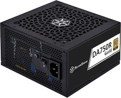 Silverstone DA750R 750W Black Computer Power Supply Full Modular 80 Plus Gold