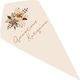 Fly Digital Conul Treat Bag Pentru Botez Flori