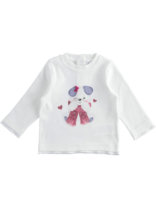 iDO Kids Blouse Long Sleeve Cream