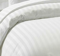 Sidirela Hotel Duvet Cover Polycotton Striped 160x240cm