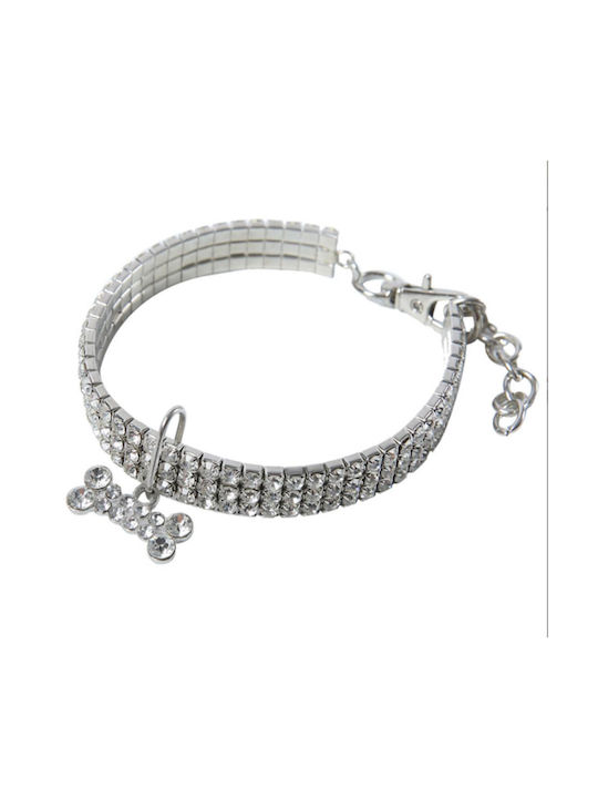 Animal Active Comfort Dog Collar in Silver color 30cm