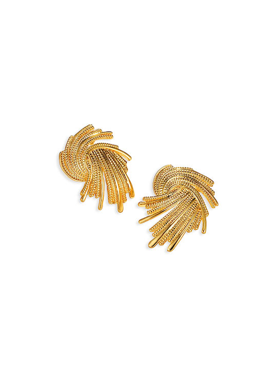 Kloxx Earrings made of Steel Gold Plated