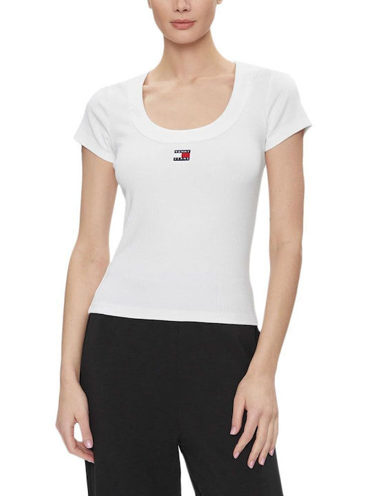 Tommy Hilfiger Damen T-shirt Weiß