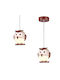 Eko Light Einfaches Licht Kinderdeckenleuchte Deckenleuchte 10W mit Fassung E27 Braun