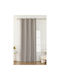 Viokarpet Verdunkelungsvorhang mit Grommets Grau 140x265cm