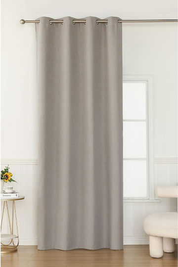 Viokarpet Затъмняващи Пердета И Завеси С Копчета Сиви 140x265см Viokarpet Затъмняващи Пердета И Завеси С Копчета Сиви 140x265см