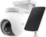 Ezviz EB8+SOLAR PANEL E (6.2W) (4G BATTERY) IP Κάμερα Παρακολούθησης 3MP Full HD+ Αδιάβροχη Μπαταρίας με Φακό 2.8mm