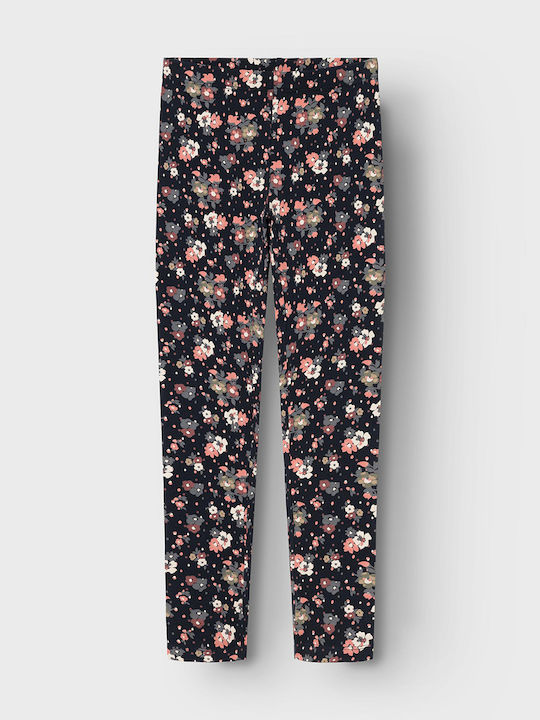 Name It Kids Legging Long Dark Sapphire Flowers