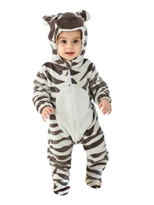 Kids Carnival Costume Zebra Black and white