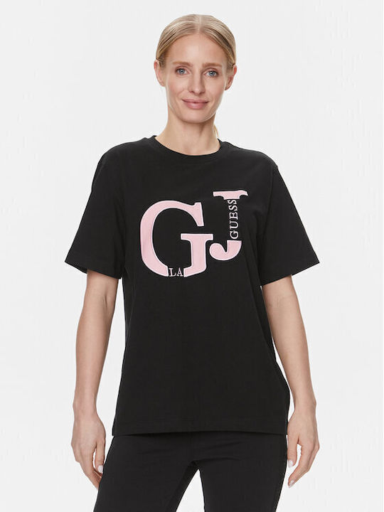 Guess K8fq4 Feminin Tricou Black