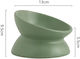 Ceramică Bol Mâncare & Apă pentru Pisică 200ml în Culoare Verde