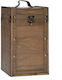 Iliadis Wooden Bottle Case Brown 120x33x12cm.