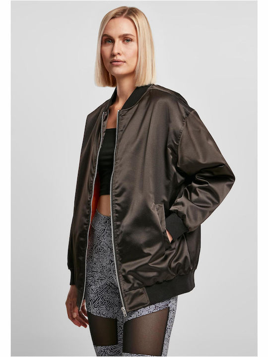 Urban Classics Κοντό Γυναικείο Bomber Jacket Black