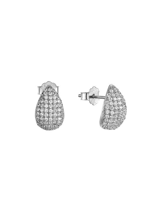 Earrings made of Silver with Stones